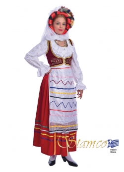 Greek Traditiona Costume Corfu Kerkira Woman : greek-traditional ...