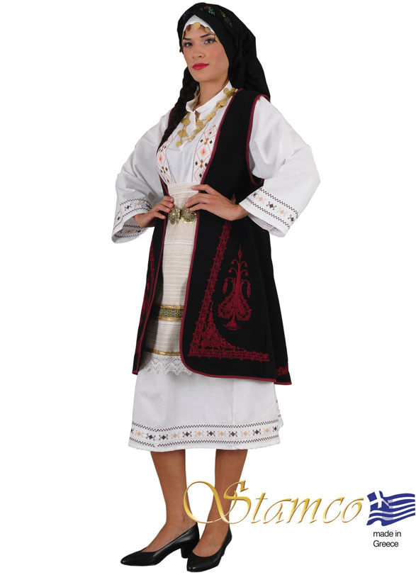Souliotisa Embroidered Traditional Greek Costume : greek-traditional ...