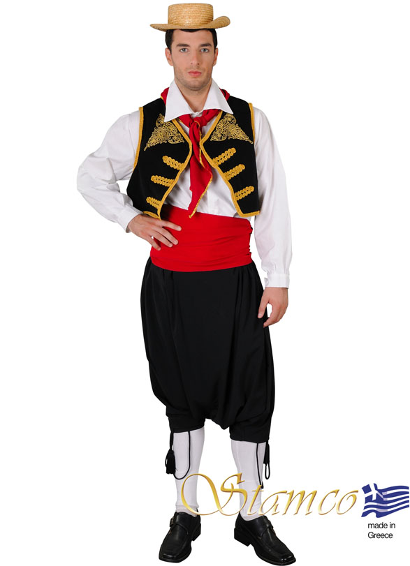 Corfu Kerkyra Traditional Greek Costume : greek-traditional-costumes.com